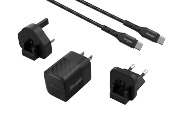 20W Multiplug Wall Charger With USB-C Cable - A20MUC - Image 3