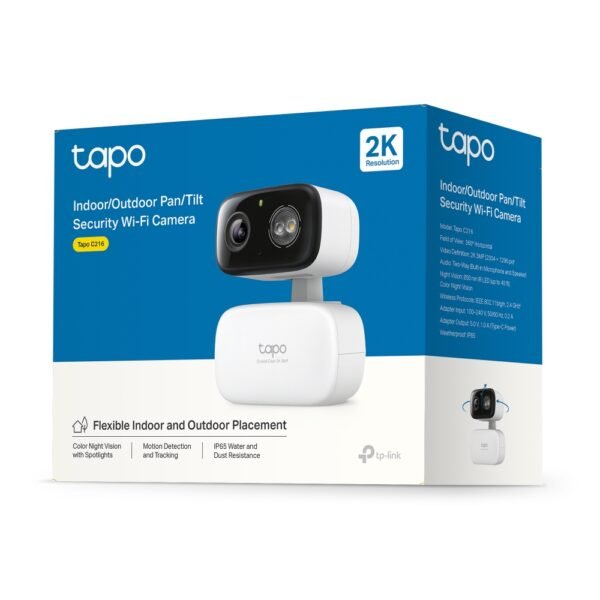 Tapo C216 Indoor/Outdoor Home Security Wi-Fi Camera - Image 2