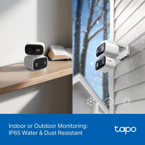 TP-Link Tapo C246D Indoor/Outdoor Dual Lens Pan/Tilt Security Camera - Image 2