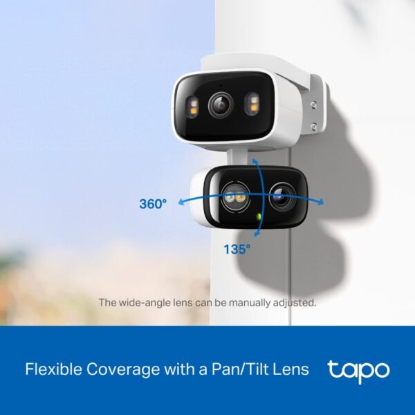 TP-Link Tapo C246D Indoor/Outdoor Dual Lens Pan/Tilt Security Camera - Image 4