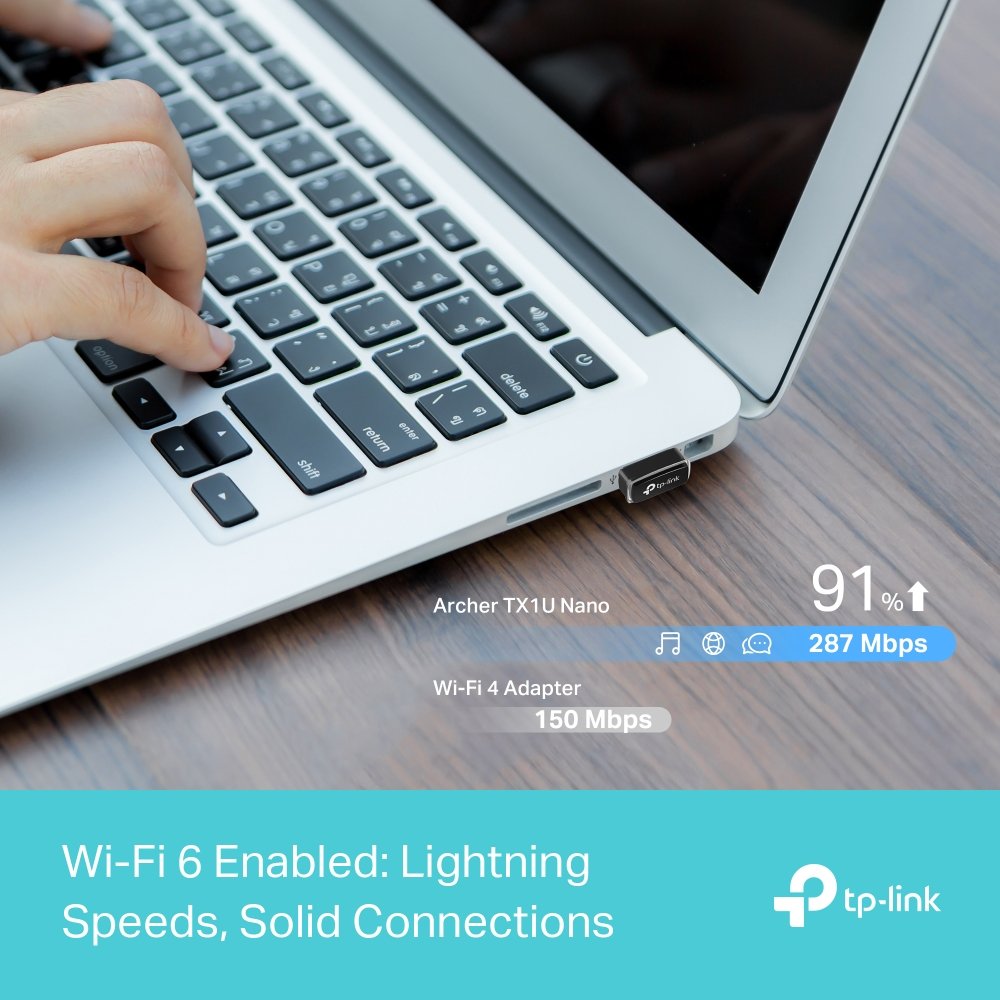 TP-Link Archer TX1U Nano AX300 Nano Wi-Fi 6 Wireless USB Adapter - Image 4