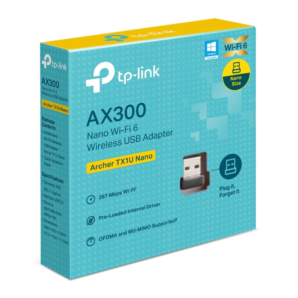 TP-Link Archer TX1U Nano AX300 Nano Wi-Fi 6 Wireless USB Adapter - Image 6