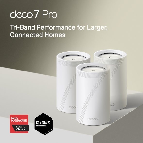 TP-Link Deco BE68 BE14000 Tri-Band WiFi 7 Mesh System - Image 3