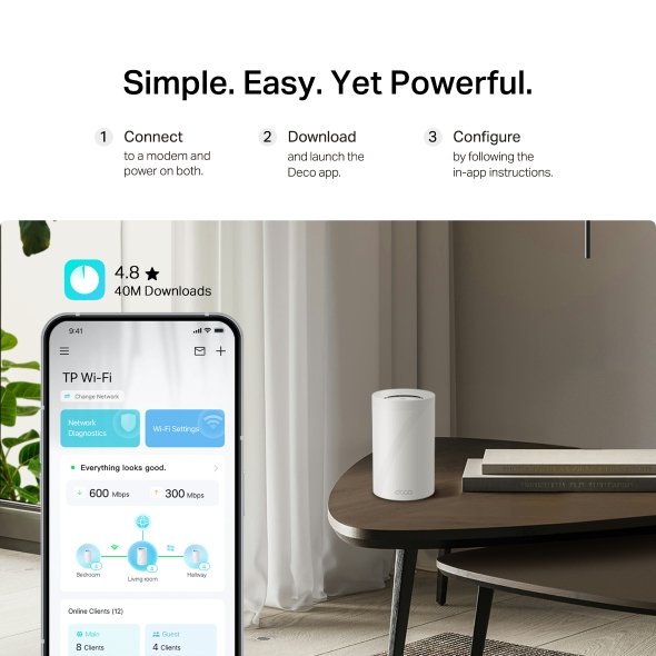 TP-Link Deco BE68 BE14000 Tri-Band WiFi 7 Mesh System - Image 10