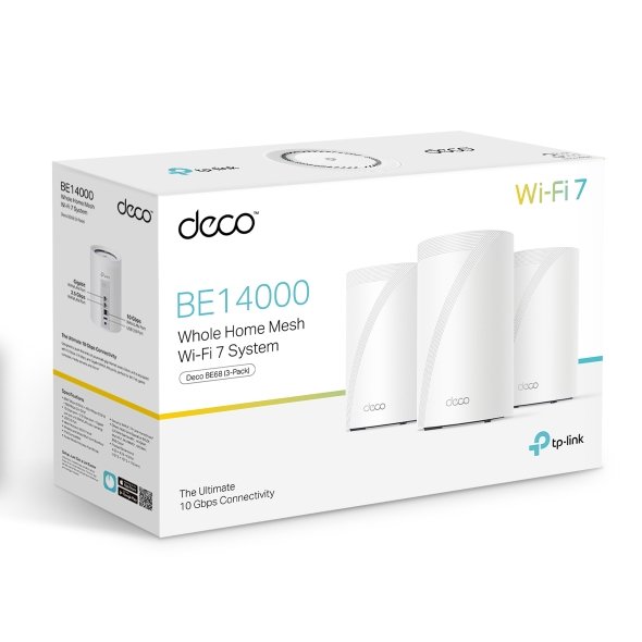 TP-Link Deco BE68 BE14000 Tri-Band WiFi 7 Mesh System